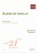 Album De Famille : For Violin and Piano.