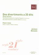 Dos Divertiments A 20 Dits (Dues Danses) : For Piano 4 Hands.