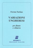 Variazioni Ungheresi : Per Flauto E Chitarra / arranged by Andras Adorajan.