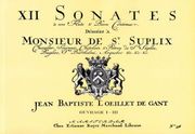 36 Sonaten Op. 1–3 : Für Flöte und Basso Continuo.