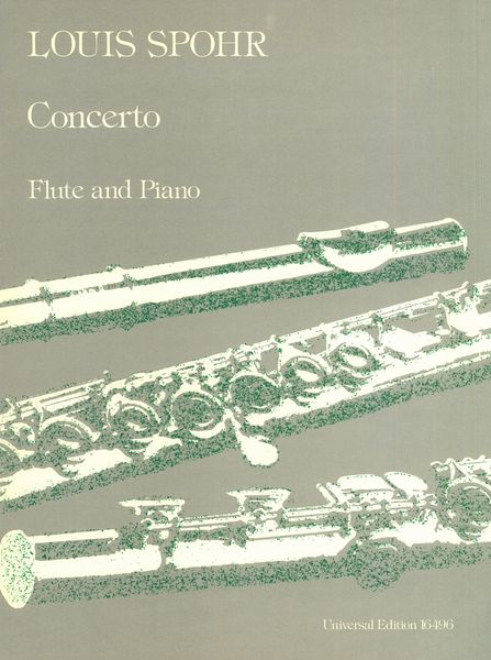 Concerto (In Form Einer Gesangs-Szene) : For Flute and Piano / edited by Frans Vester.