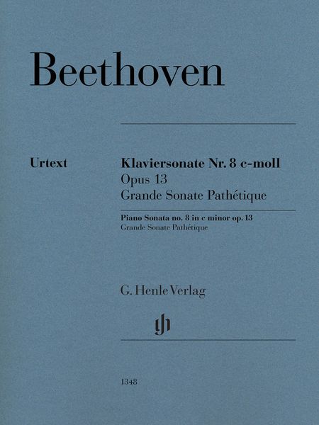 Klaviersonate Nr. 8 E-Moll, Op. 13 : Grande Sonate Pathétique / Ed. Norbert Gertsch & Murray Perahia