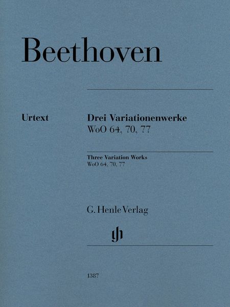 Drei Variationwerke = Three Variation Works For Piano / edited by Felix Loy.