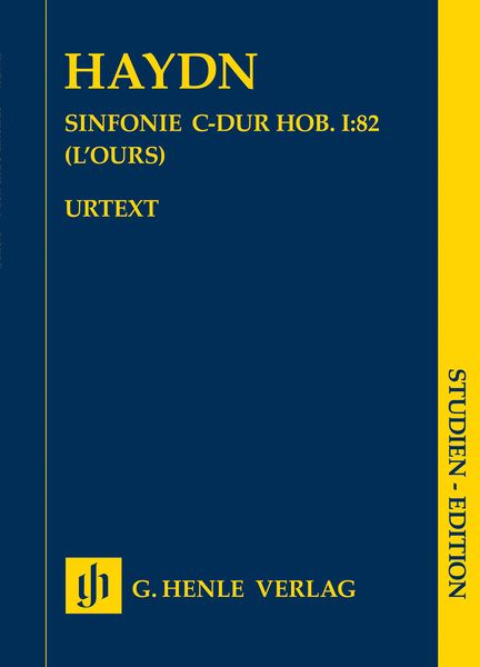 Sinfonie C-Dur, Hob. I:82 (L'ours) / edited by Sonja Gerlach and Klaus Lippe.