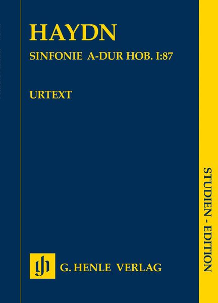 Sinfonie A-Dur, Hob. I:87 / edited by Hiroshi Nakano.