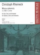 Missa Solemnis In C-Moll : Für Soli, Chor und Orchester / edited by Bernd-H. Becker.