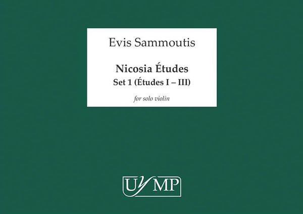 Nicosia Études, Set 1 (Études I-III) : For Solo Violin (2019).