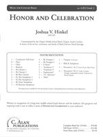 Honor and Celebration : For Concert Band.