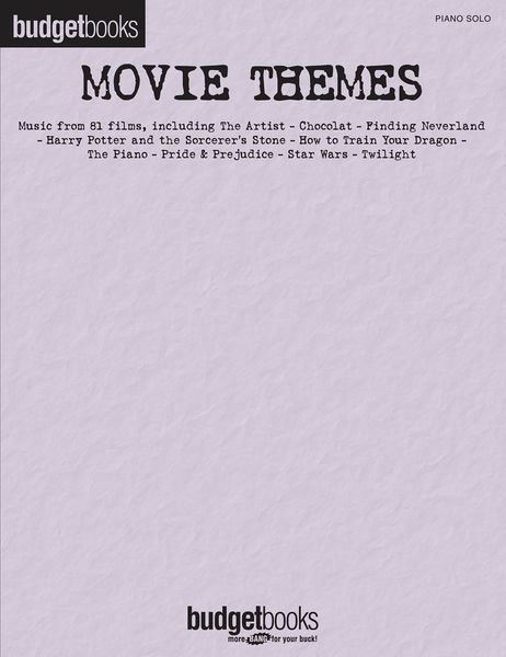 Movie Themes : For Piano Solo.