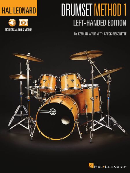 Hal Leonard Drumset Method 1: Left-Handed Edition.