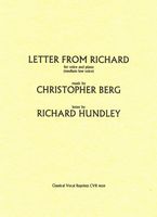Letter From Richard : For Voice and Piano (Medium Low Voice).