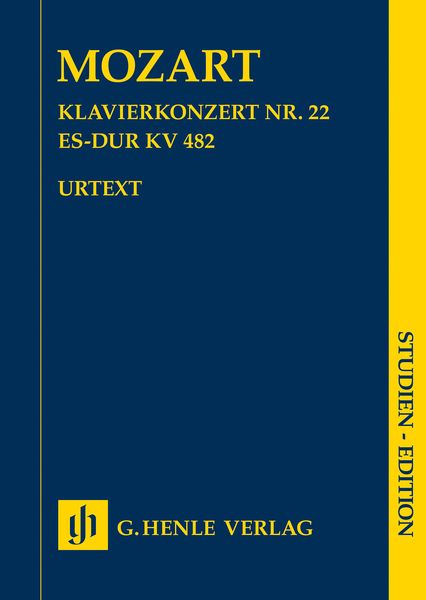 Klavierkonzert Nr. 22 Es-Dur, K. 482 / edited by Cliff Eisen.