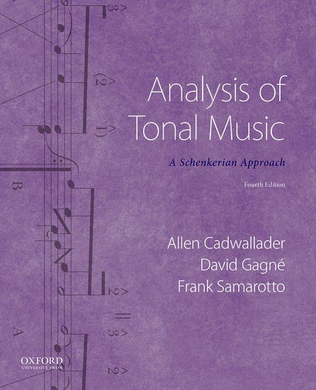 Analysis of Tonal Music : A Schenkerian Approach - Fourth Edition.