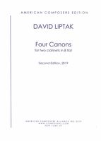 Four Canons : For Two Clarinets In B Flat (Second Edition, 2019).