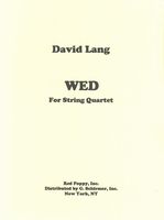 Wed : For String Quartet (1995).