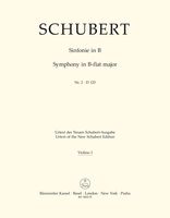 Symphony No. 2 In B Flat Major, D. 125 / edited by Arnold Feil and Christa Landon.