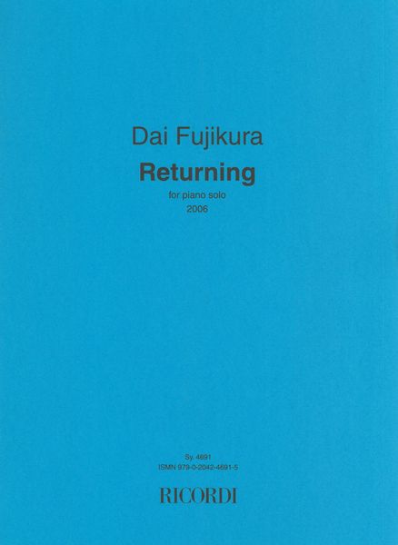 Returning : For Piano Solo (2006).