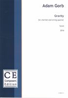 Gravity : For Clarinet and String Quartet.