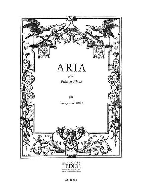 Aria : For Flute and Piano.