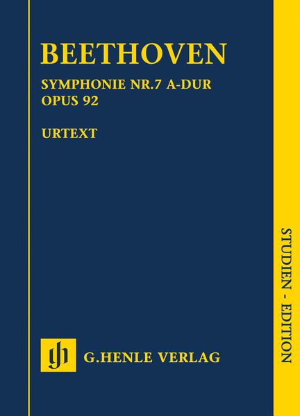 Symphony No. 7 In A Major, Op. 92 / edited by Ernst Herttrich.