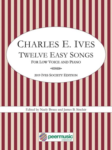 Twelve Easy Songs : For Low Voice and Piano / edited by Neely Bruce and James B. Sinclair.