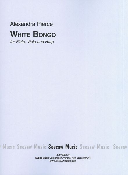 White Bongo : For Flute, Viola and Harp (1988).