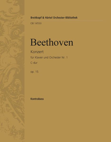 Concerto No. 1 In C Major, Op. 15 : For Piano and Orchestra.