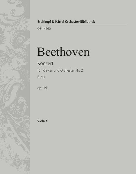 Concerto No. 2 In B Flat Major, Op. 19 : For Piano and Orchestra.