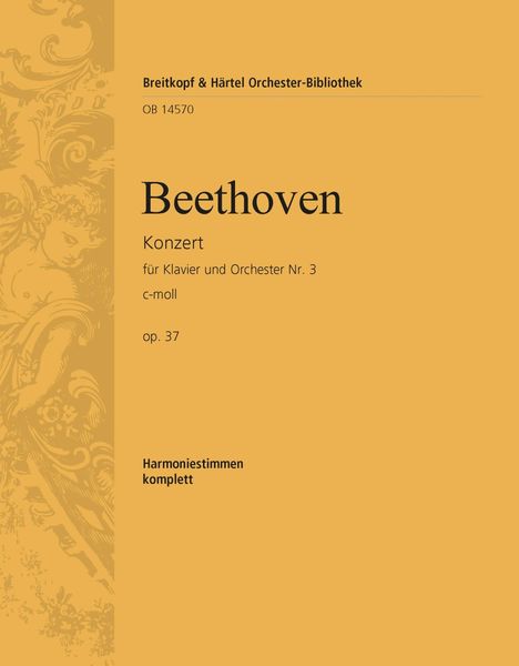 Concerto No. 3 In C Minor, Op. 37 : For Piano and Orchestra.