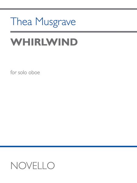 Whirlwind : For Solo Oboe (2018).