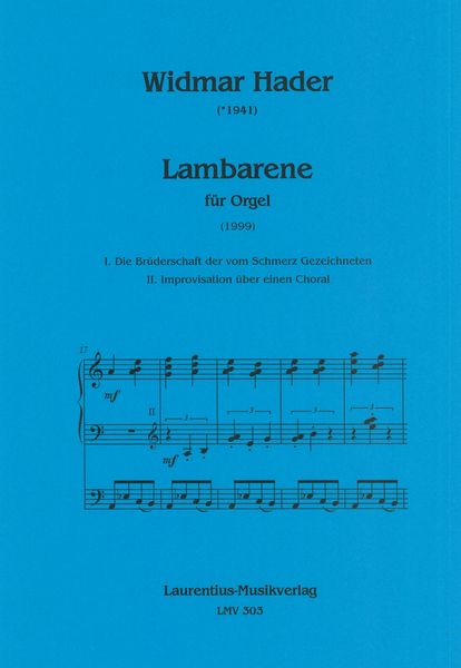 Lambarene : Für Orgel (1999).