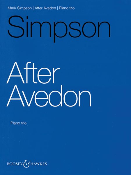 After Avedon : Piano Trio.