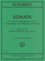 Sonata In A Minor (Arpeggione), D. 821 : For Cello (and Optional 2nd Cello).