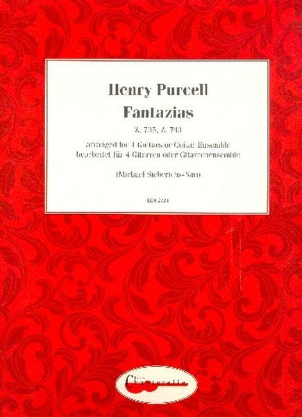 Fantazias : For 4 Guitars Or Guitar Ensemble / arranged by Michael Sieberichs-Nau.
