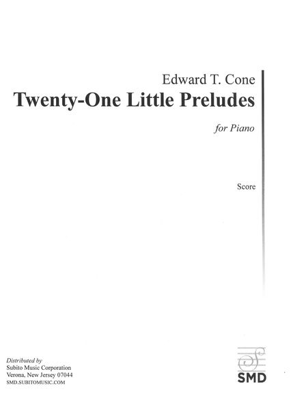 Twenty-One Little Preludes : For Piano (1940).