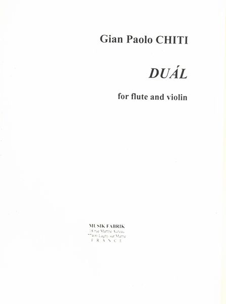 Duál : For Flute and Violin.