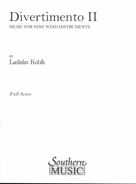 Divertimento II : Music For Nine Wind Instruments.