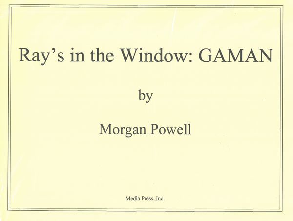 Ray's In The Window - GAMAN : For Chamber Orchestra (1985).