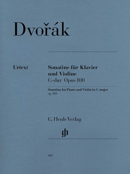 Sonatine Für Klavier und Violine G Dur, Op. 100.