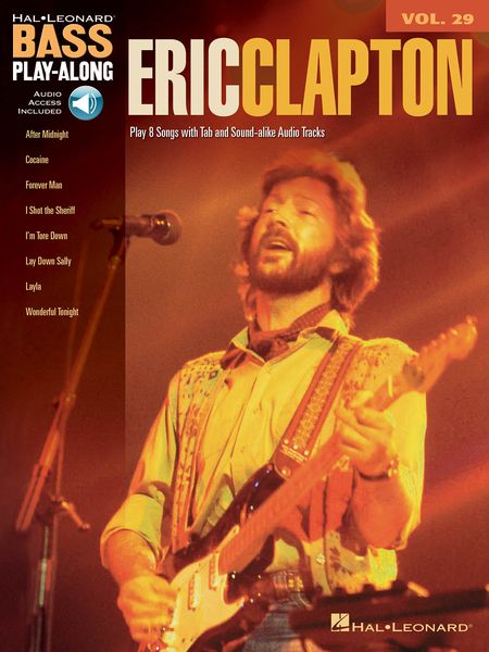 Eric Clapton : Bass Play-Along. Vol. 29.