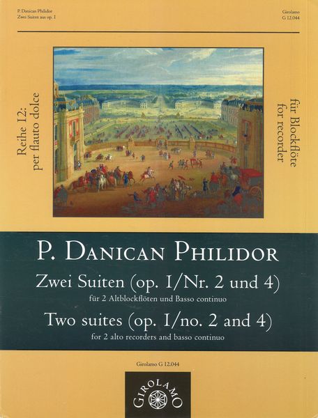 Two Suites (Op. I, Nos. 2 and 4) : For 2 Alto Recorders and Basso Continuo / Ed. Ulrich Thieme.