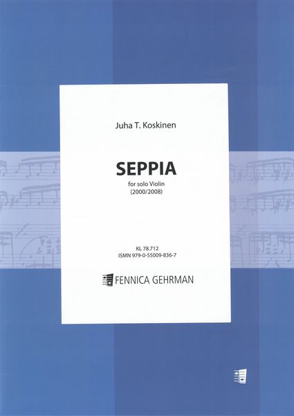 Seppia : For Solo Violin (2000/2008).