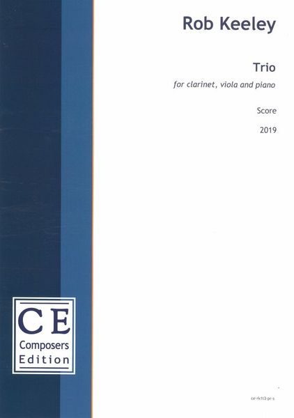 Trio : For Clarinet, Viola and Piano (2019).