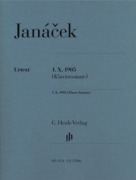 1. X. 1905 (Klaviersonate) / edited by Jiri Zahradka.