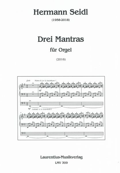 Drei Mantras : Für Orgel (2016).