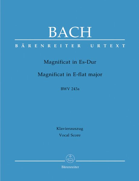 Magnificat In E Flat Major, BWV 243a : Piano reduction.