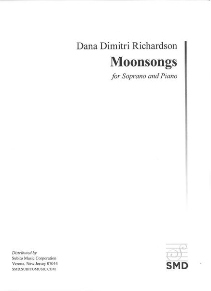 Moonsongs : For Soprano and Piano (2013).