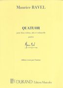 Quatuor : For 2 Violins, Alto & Violoncello / Piano Transcription By Lucien Garban.