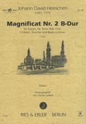 Magnificat Nr. 2 B-Dur : Für Sopran, Alt, Tenor, Bass, Chor, 2 Oboen, Streicher und Basso Continuo.