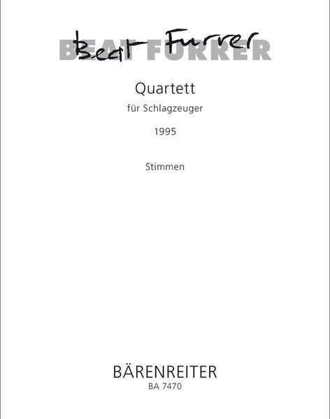 Quartett : Für Schlagzeuger (1995).